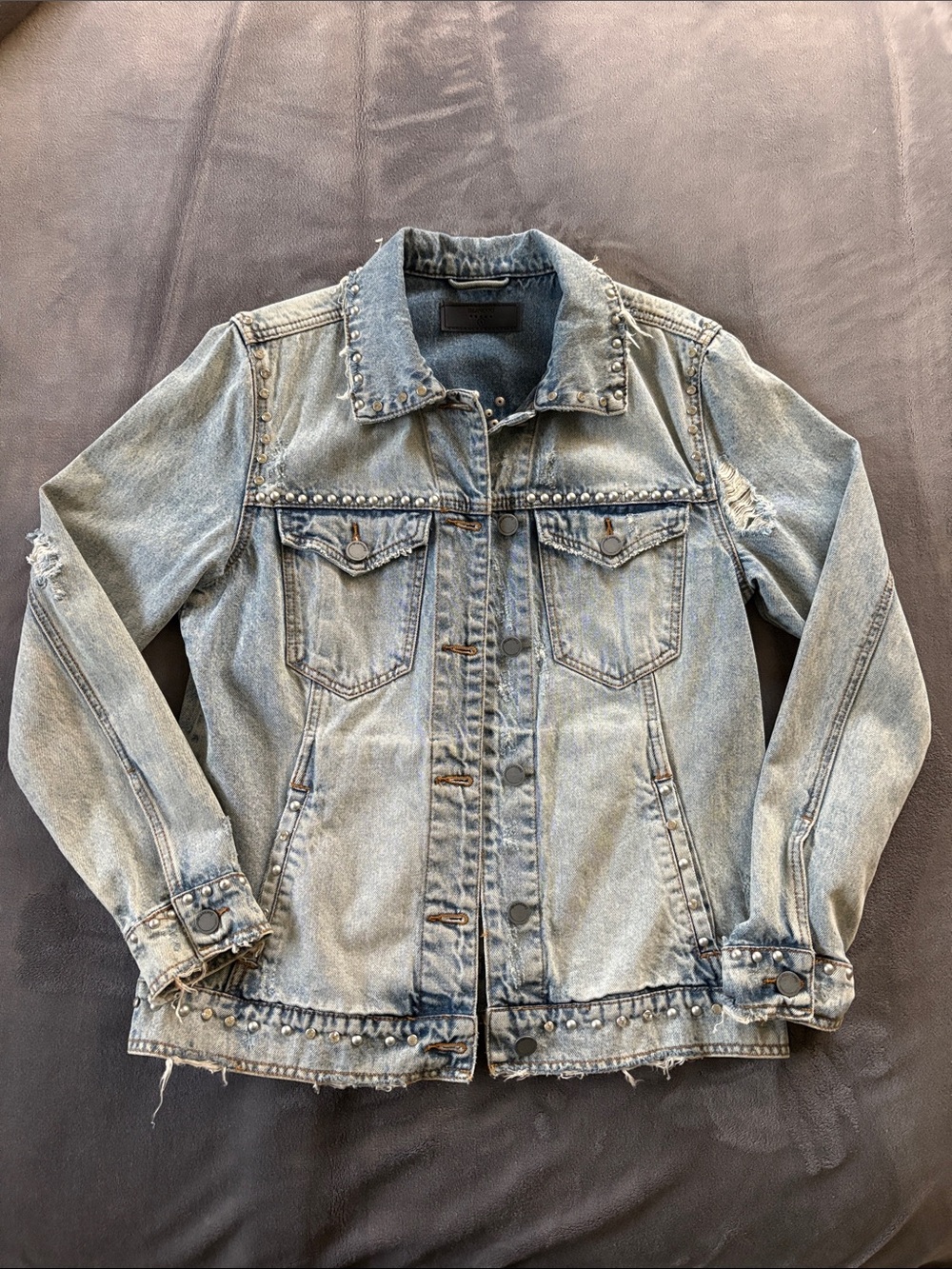 Blank NYC studded jean jacket
